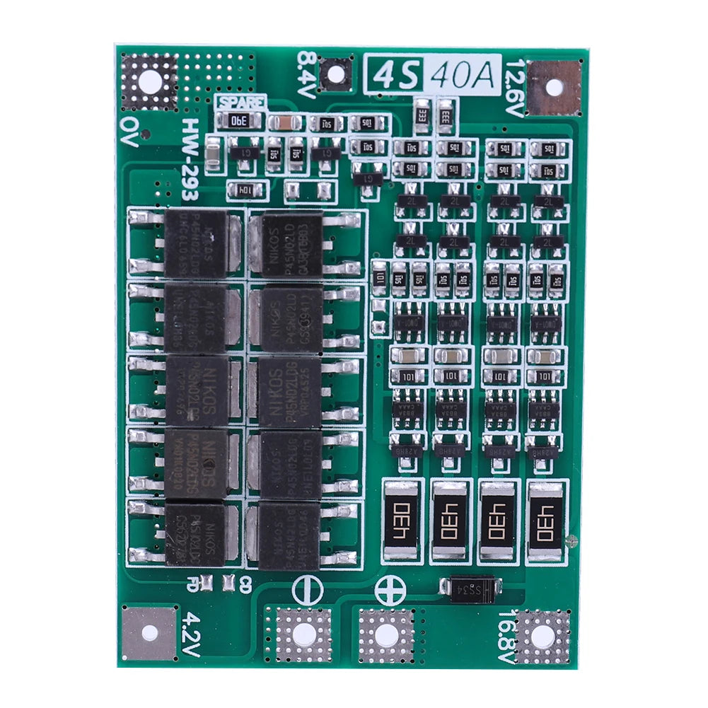 BMS 3S/4S 5A 10A 20A 25A 40A 60A Li-ion Lithium Battery Charger Protection Board 18650 For Drill Motor 12V with Enhance/Balance - Shoppiline