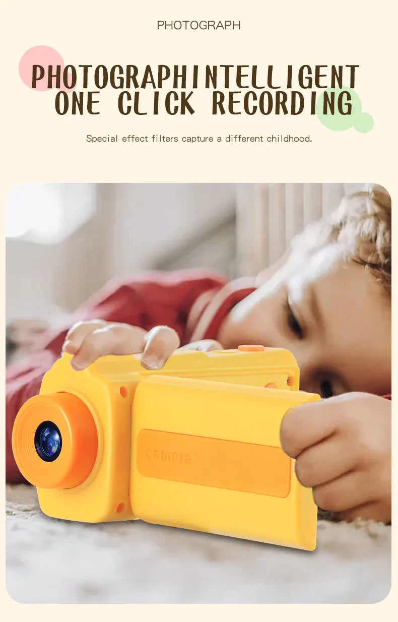 Kids Video Camcorder 1080P 20 MP High Resolution Portable Mini Digital Camera with 2.4 Inch Large Display Screen Birthday Gifts - Shoppiline