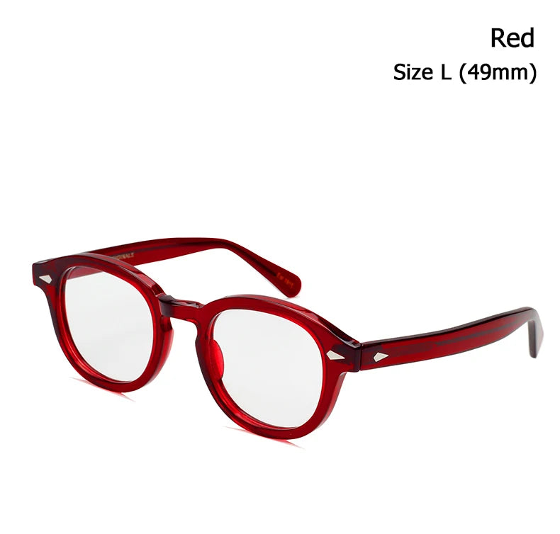 Johnny Depp Lemtosh Eyeglasses Frame Men Optical Glasses Women Computer Goggles Clear Lens Luxury Brand Vintage Acetate Frame