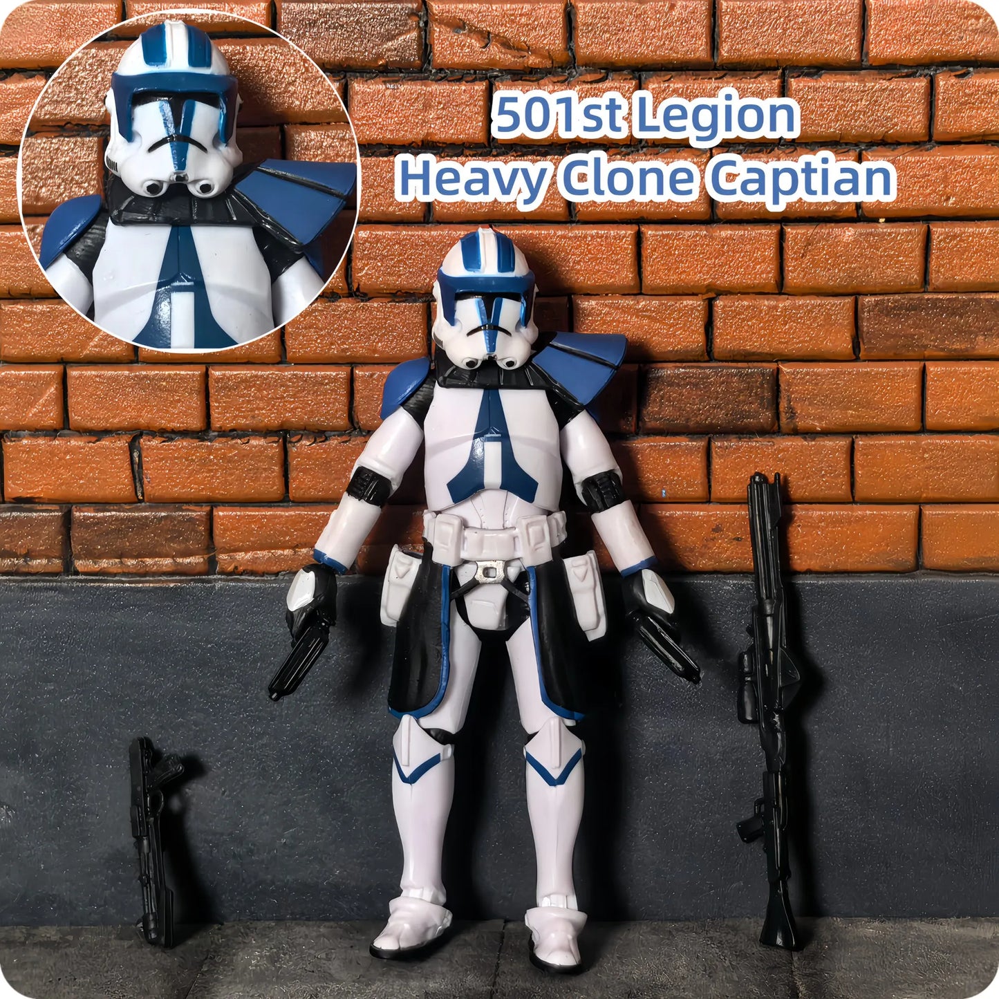 Star Wars 3.75 Inch Trooper 1/18 501st Legion Action Figure Hardcase REX Anakin Dogma Tup Toys Model Loose - Shoppiline
