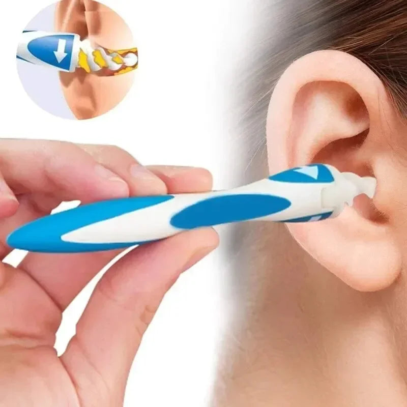 Ear Wax Remover Tool Ear Cleaner with Soft Silicone 16 Replacement Tips Simply To Grab Extract Earwax