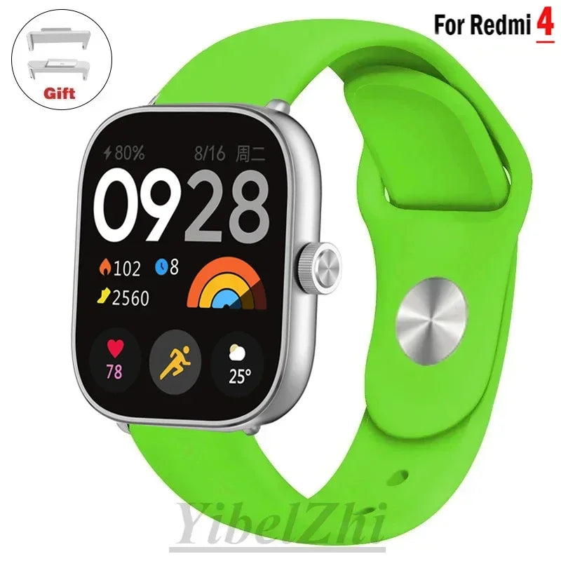 Sportarmband für Redmi Watch 4 Armband Smartwatch Armband Zubehör Weiches Silikon Armband Correa für Xiaomi Mi Band 8 Pro