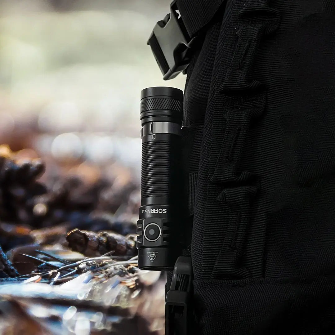 Sofirn SC18 1800lm EDC Flashlight USB C Rechargeable SST40 LED 18650 Torch TIR Optics Lens Lantern with Power Indicator - Shoppiline