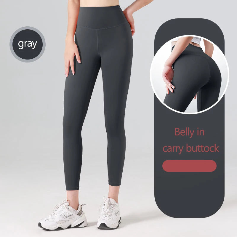 UPF50+Ribbed Yoga Pants High Waisted Gym_eggings Sport Women Fitness SeamlessFemale Legging Tummy Control RunningTraining Tights