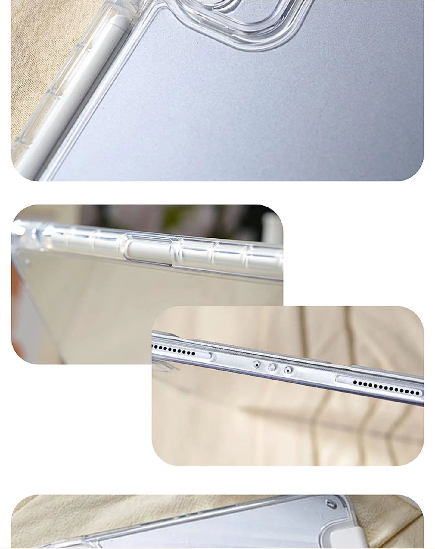 For 2025 iPad Air 11 Case iPad 10th Generation  11th A16  9th Mini6 7 13in iPad Pro11 4 5 10.9in 12.9 M2 M3 M4 M5 Holder Case