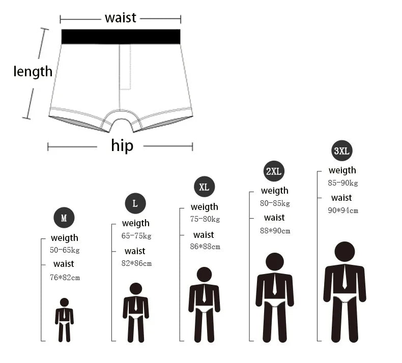 1 caleçon pour homme en coton, sous-vêtement 3 couleurs L XL 2XL 3XL, ceinture douce à lettres respirante, souple, mode sport