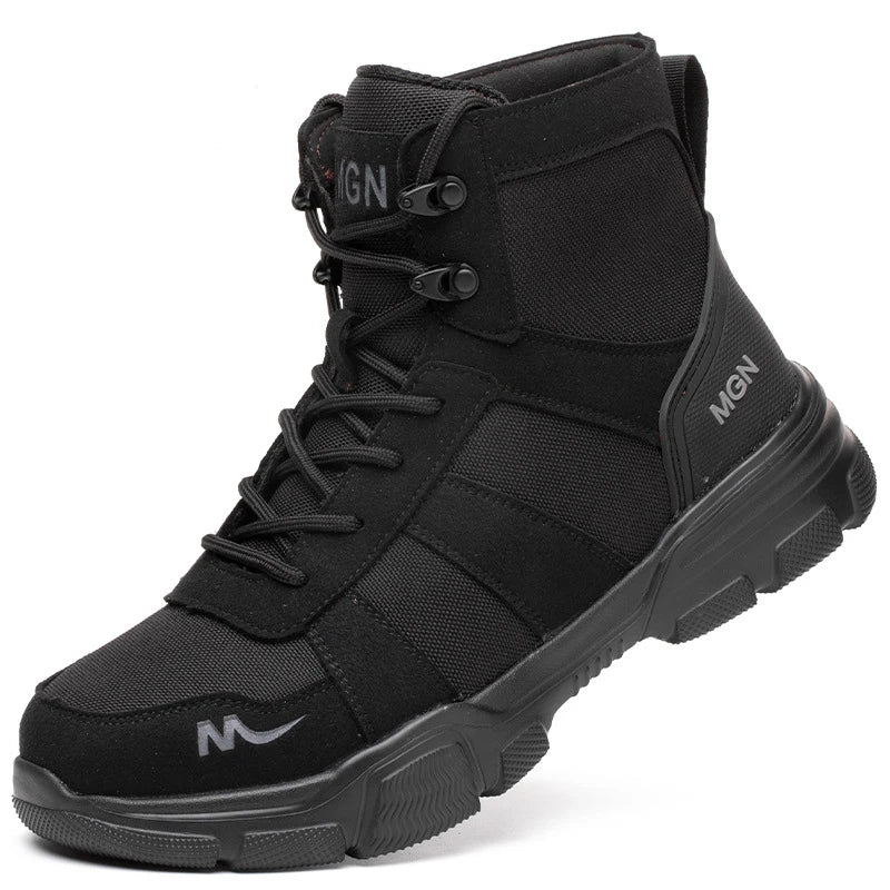 Work Boots Indestructible Safety Shoes Men Steel Toe Shoes Puncture-Proof Sneakers Women Non Slip Work Shoes Male Tactical Boots - Shoppiline