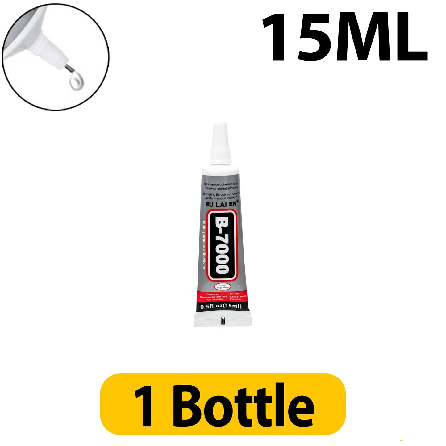1/5Pcs B7000 Glue Mobile Phone Screen Superglue T-7000 Adhesive Telephone Glass Glue Repair Point Diamond Jewelry DIY Glue Tools