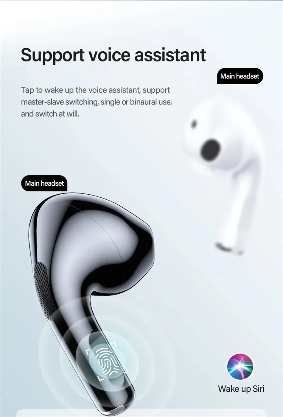 LenovoLP40 Bluetooth Earphones TWS Immersive Sound HIFI With Mic Wireless  Headphones Touch Control HD Call Game Earbuds fashion