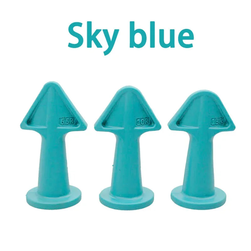 5pcs Caulking Nozzle Applicator Finishing Tool Spatula Plastic Glue Shovel Tile Brick Joints Floor Silicone Remover Grout Kit