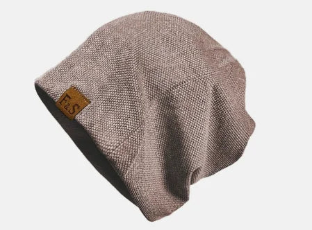 Pile pile hat, casual knitted hat, spring and autumn winter velvet addition, men's and women's outdoor Baotou pullover hat