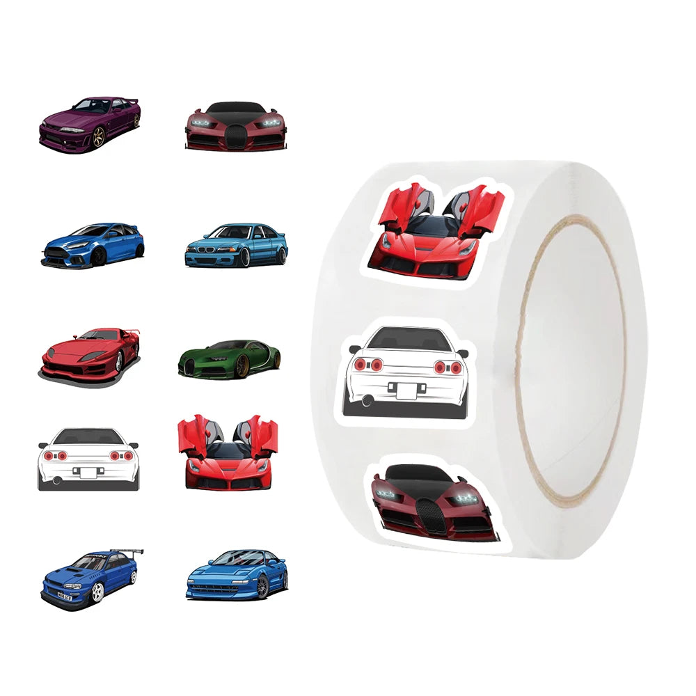 500Pcs Construction Vehicle Sticker Roll For Kids Reward Encourage Sticker For Labels Thank You Sticker Kids Toys