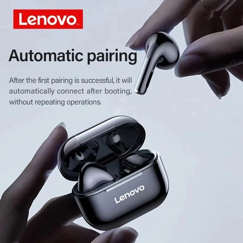 LenovoLP40 Bluetooth Earphones TWS Immersive Sound HIFI With Mic Wireless  Headphones Touch Control HD Call Game Earbuds fashion