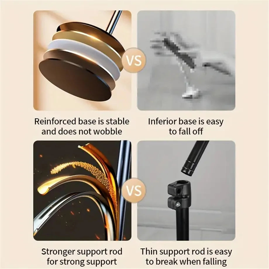 Multifunctional Mobile Phone Bracket Live Broadcast Bracket Adjustable Height Mobile Phone Telescopic Portable Bracket Live - Shoppiline