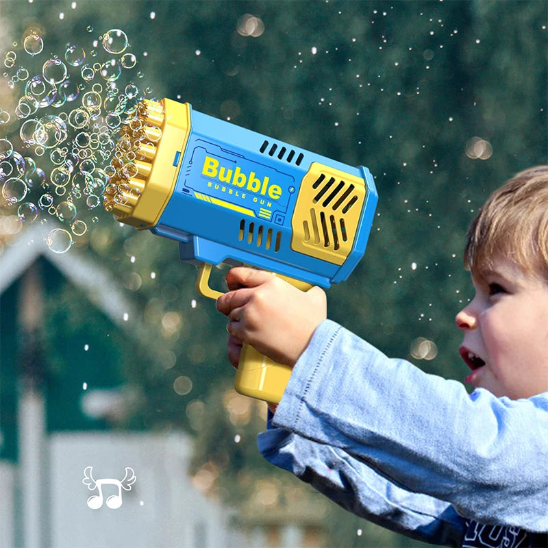 40 Hole CHILDREN'S Outdoor Toy Bubble Gun Electric Toy Blowing Bubbles (Without Bubble Water) - Shoppiline