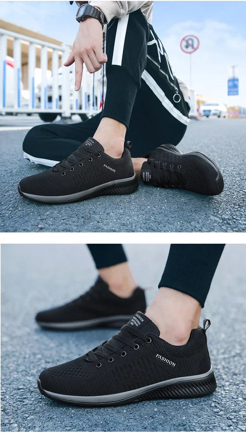 2026 Men Running Walking Knit Shoe Casual Sneakers Breathable Sports Running Athletic Gym Lightweight Outdoor Women Shoes Size