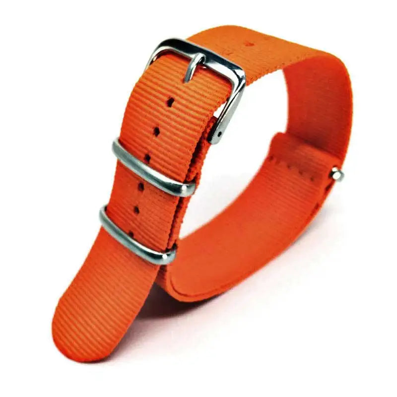 Sport-Nylon-Uhrenarmband für Damen und Herren, Uhrenarmband 18 mm 20 mm 22 mm, Army Sportarmband, Textil-Nylon-Armband, Schnallengürtel