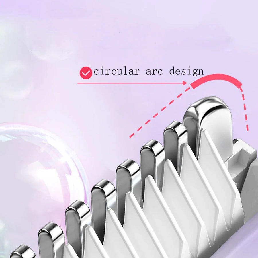 Electric shaver, portable hair removal device, rechargeable electric shaver, painless 2-in-1 dual head shaver