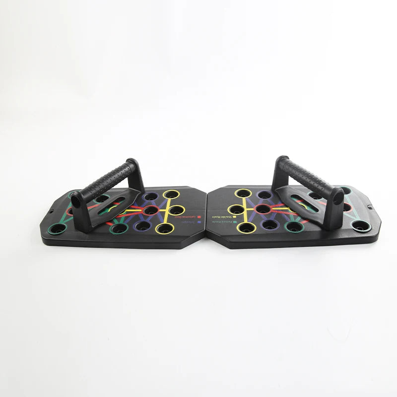 Portable Foldable Push-up Board Set With Handles Multifunctional Fitness Equipment For Chest Abdomen Arms Back Training