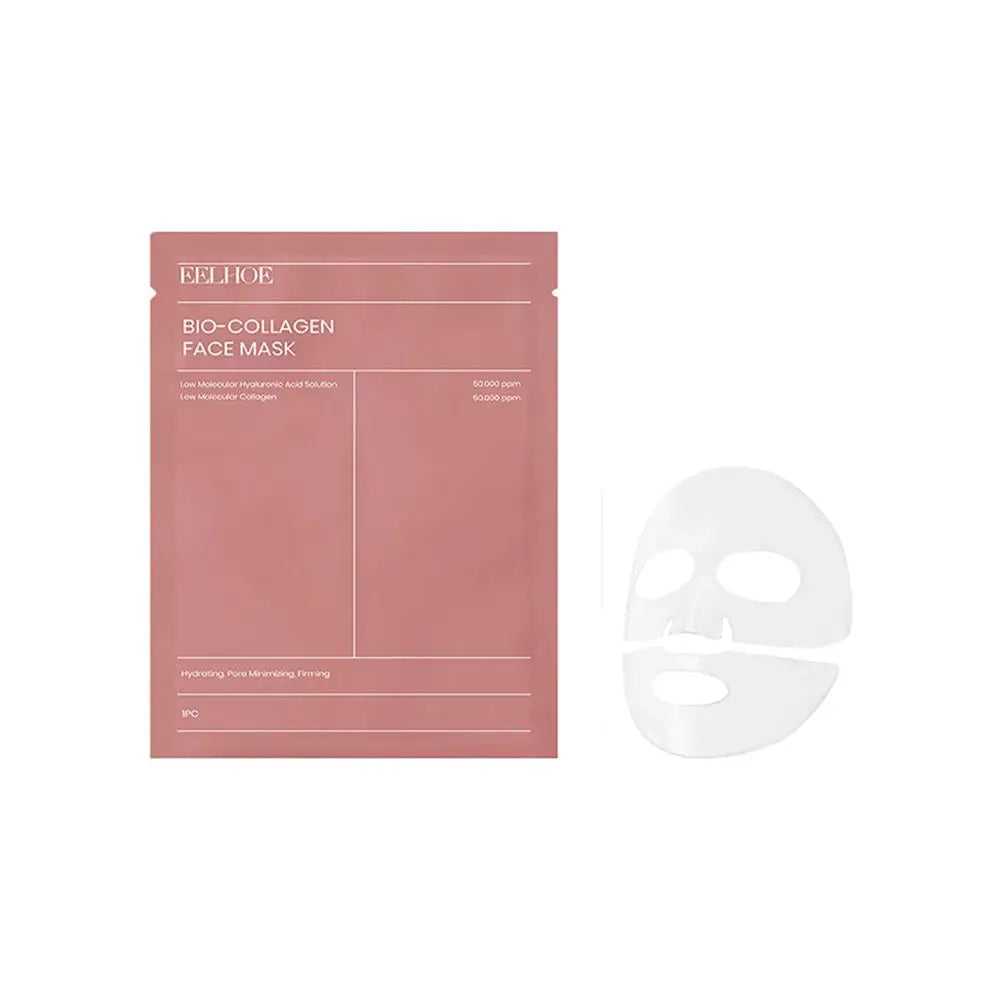 1/5/10 masques faciaux au bio-collagène resserre les pores hydratant en profondeur masque de nuit hydratant rafraîchissant éclaircissant pour les soins de la peau du visage