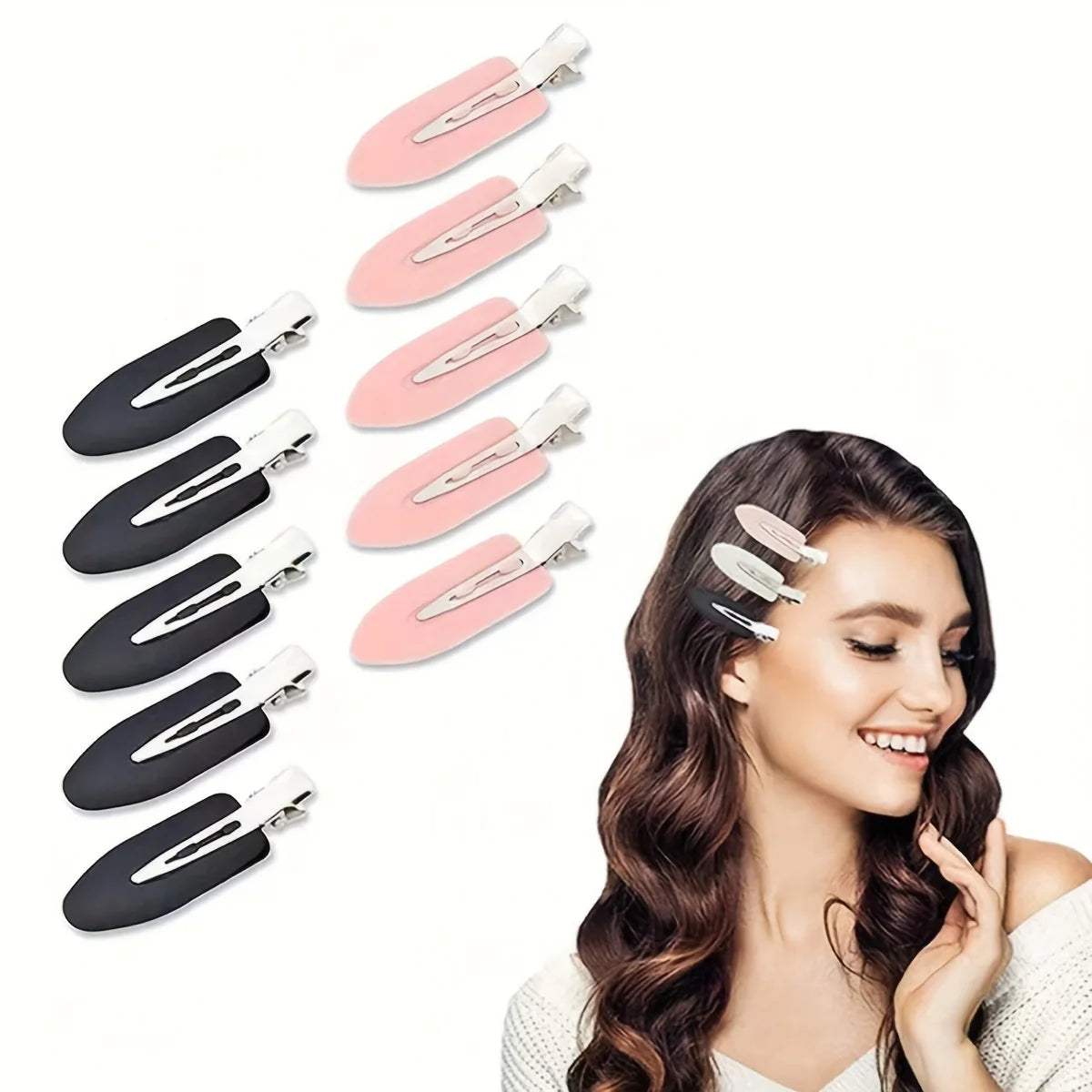30/120Pcs Women's Model, Solid Color Fashionable and Simple, Cute and Sweet Hair Clip, Suitable for Use with Bangs and Side