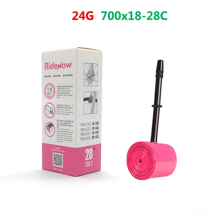 RideNow TPU Bike Inner Tube 700C 700x18 23 25 28 32 35 37 40 47C Road Bicycle Tire MTB Bike Camera 29x1.5 1.75 1.9 pneu aro