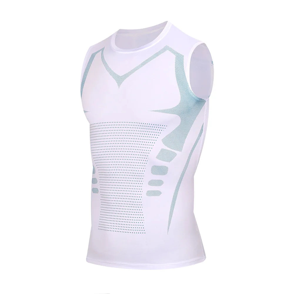 2025 Compressed T-shirt Men's sportswear Running T-shirt Elastic Quick-drying Exercise T-shirt for men exercising in the gym