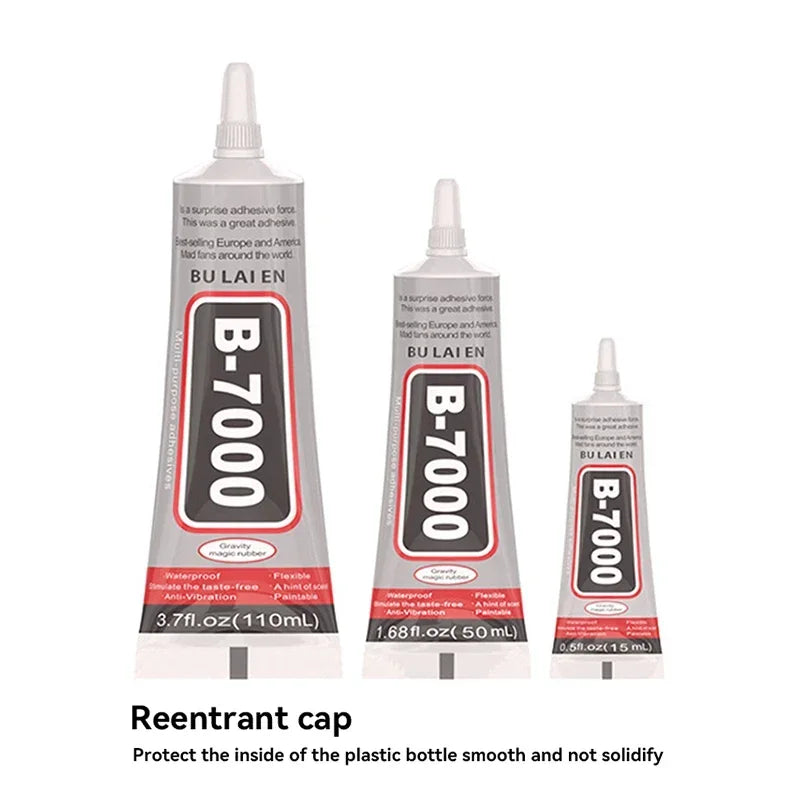 B7000/T7000 Glue Clear Phone Screen Repair Adhesive DIY 15/50/110ML Universal Glass Plastic Manual  Precision Applicator Glue
