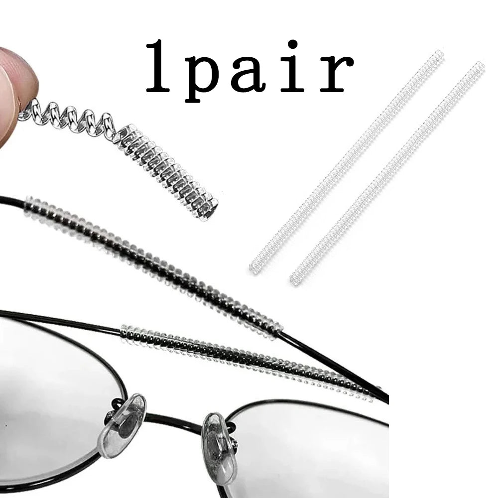 10/20/30/100pcs Anti-slip Silicone Ear Grip Glasses Eyeglasses Leg Ear Hook Stopper Bracket Fastener Accessories Temple Tip