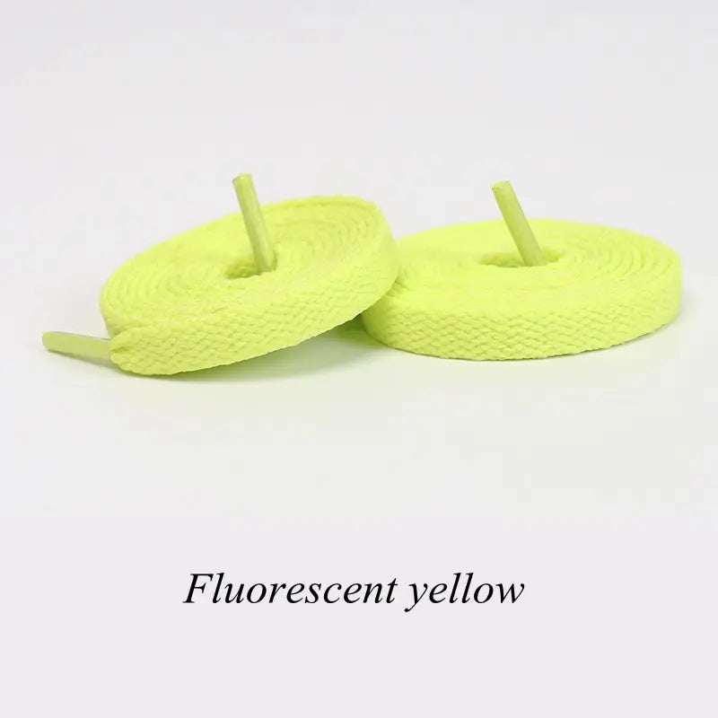 1Paar flache Schnürsenkel, klassische Qualität, Seilschnürsenkel, einfarbig, lässige Turnschuhe, Schnürsenkel, Schuhzubehör 100/120/140/160/180CM