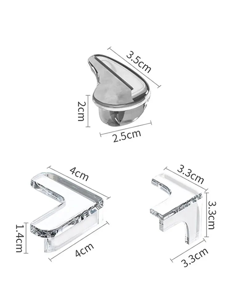 10PCS Clear Anti-collision Coffee Table Furniture Corner Protectors Children's Soft Corner Sheathing Living Room Home Decor