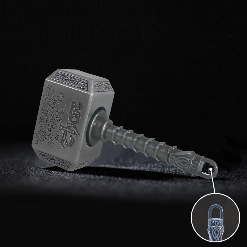 Kreisel-Fidget-Spinner aus Metalllegierung für Erwachsene, Anti-Stress-Spielzeug, Fingergyroskop, Anti-Angst-Metallhammer-Spielzeug