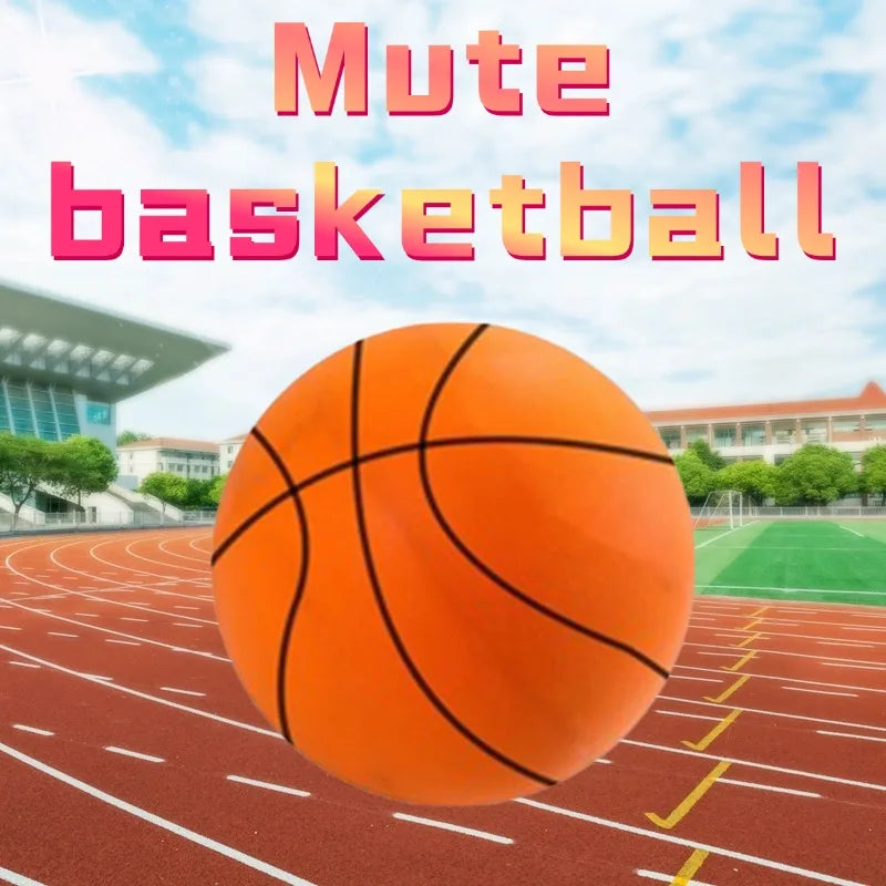 Foam Basketball Kids Silent Basketball Bouncing Mute Silent Ball Bounce Squeezable Mute Bouncing Basketball - Shoppiline
