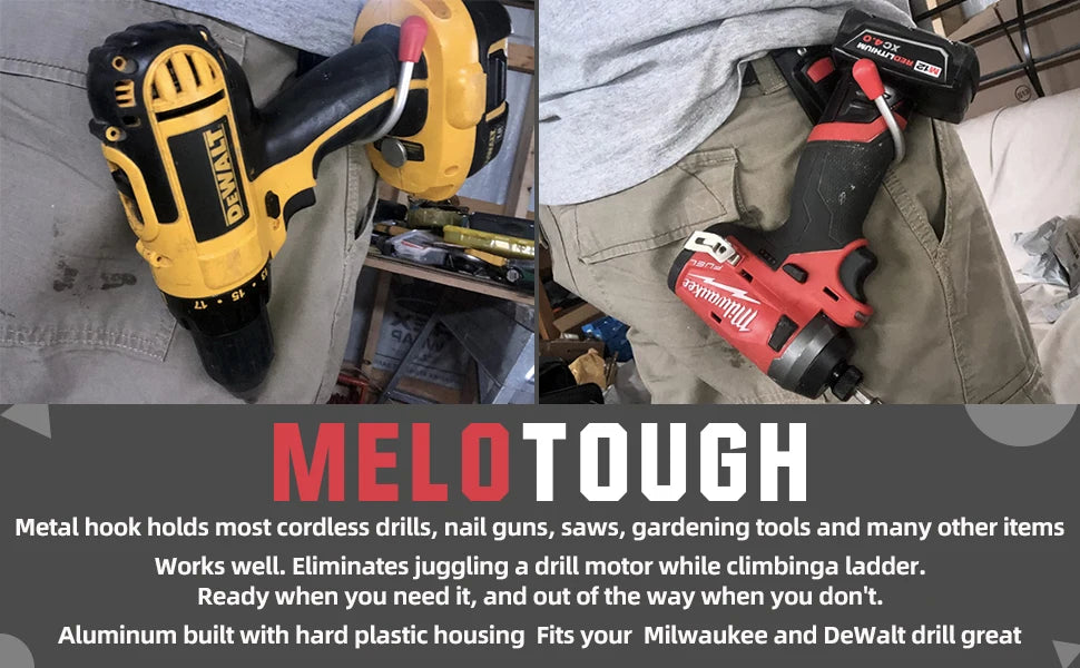 MELOTOUGH Tool Holster Cordless Drill Holster/Hook Single
