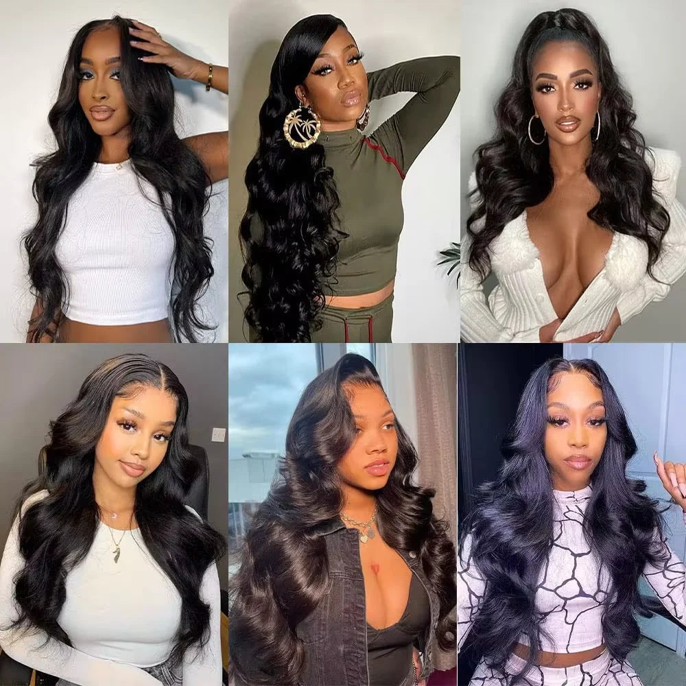 Body Wave 4X4 HD Lace Closure Curly Human Hair Wig Remy Brazilian 13x4 13x6 Transparent Lace Front Human Hair Wigs Pre Plucked