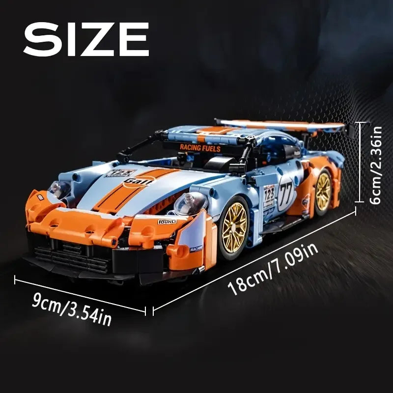 City technological 911 Compete Speed Race Car RC Building Block Famous Supercar Drift Racing Brick Boy Festival Toys Gifts