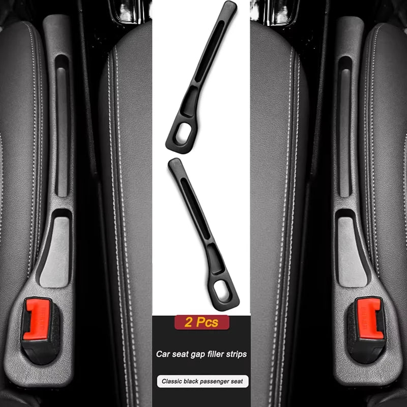 2 Stück Autositz-Spaltfüller Seitennaht-Steckerstreifen Auslaufsicherer Füllstreifen für alle Automodelle Brieftasche Handyhalterung Autozubehör