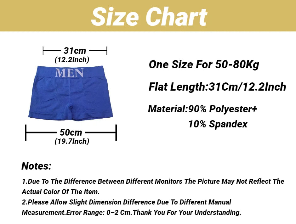 Lot de 5 Boxers Confortables pour Hommes, Couleur Unie, Haute Élasticité, Respirants