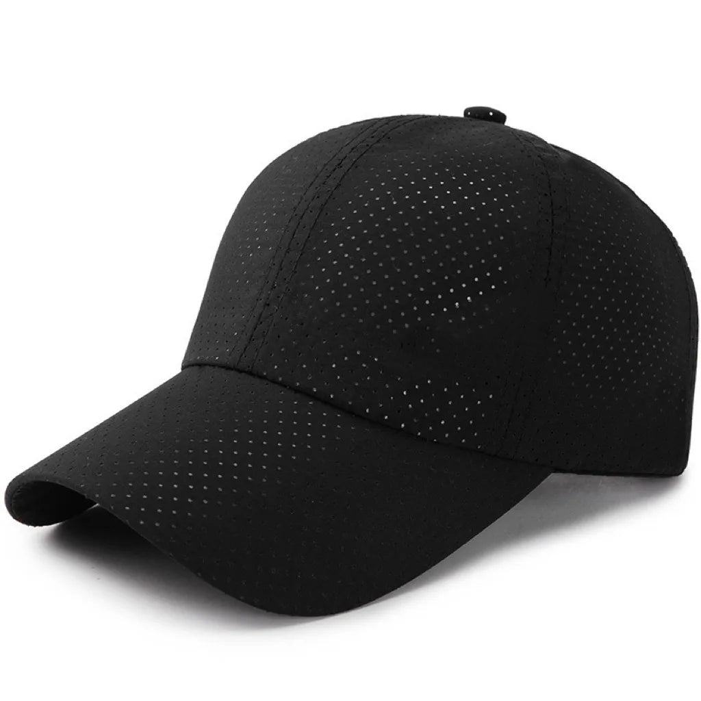 Hat Men Spring Summer Solid Color Mesh Cap Baseball Cap Women Autumn Korean Edition Sunscreen Hat Mesh Breathable Peaked Cap New