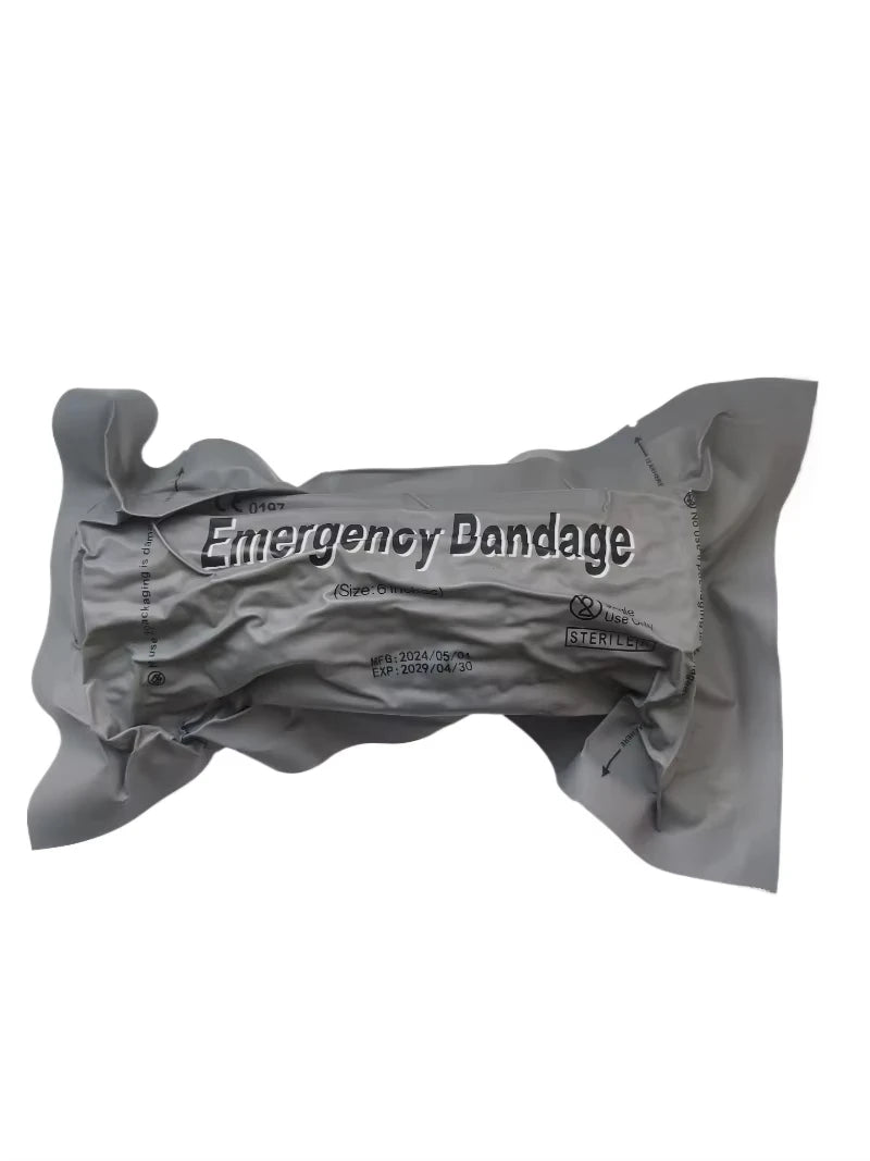 4/6 Inch Israeli Bandage Elastic Wrap Sterile Emergency Bandage Essential for Camping, Hiking,Tactical,Home | Medical Trauma Kit