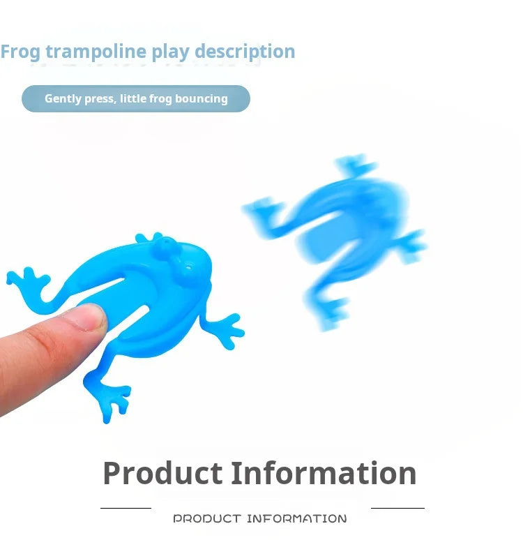 20pcs Solid Color Jumping Frog Plastic Bouncing Frog Jumping Frog Children Educational Toy,Gift for Kids Party Favors, Birthday