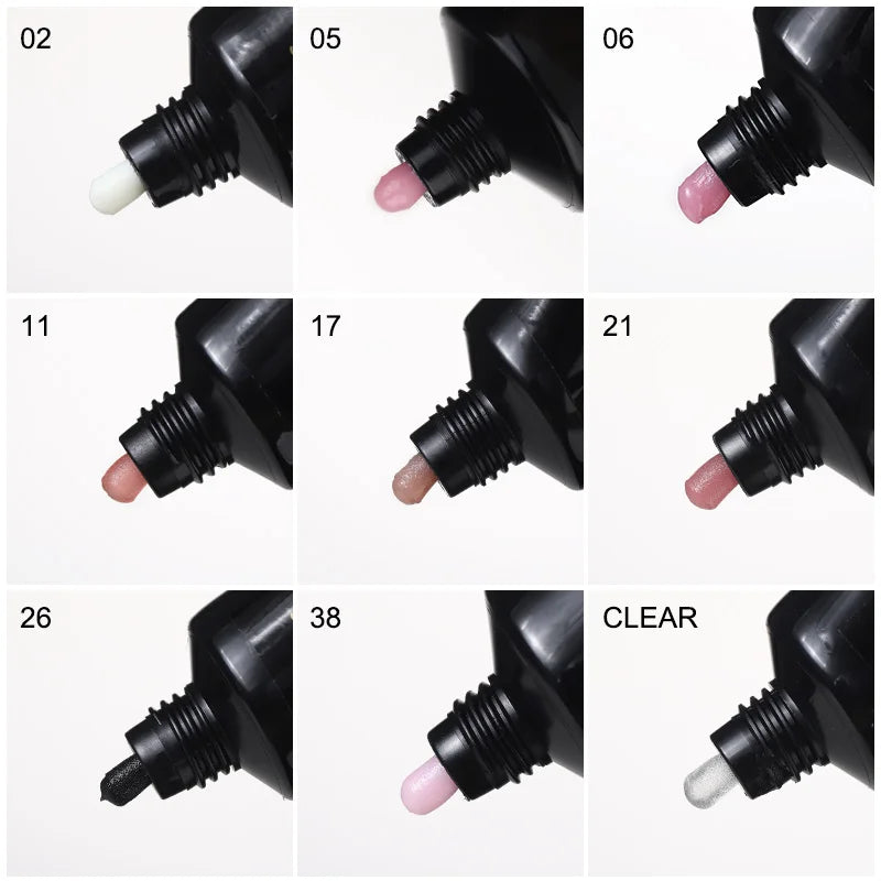 MSHARE Poly Nails Acryl Gel 60ml Builder UV Led Acrylgel Nagelverlängerungen Acryl Rosa Weiß Klar Acrylat HEMA TPO-freies Gel
