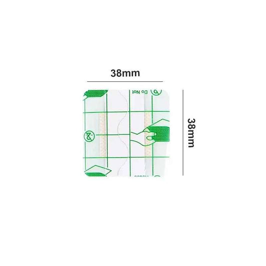 50PCS 38*38mm Transparent PU Square Band-Aid Waterproof Adhesive Bandage Protective Sticker