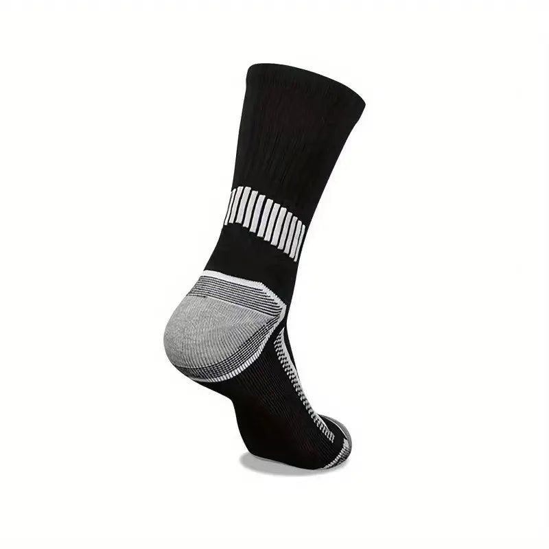12Pairs of MEN'S Sports Socks, Sweat Absorbing, Comfortable and Breathable, Suitable for Basketball Training and Outdoor Running