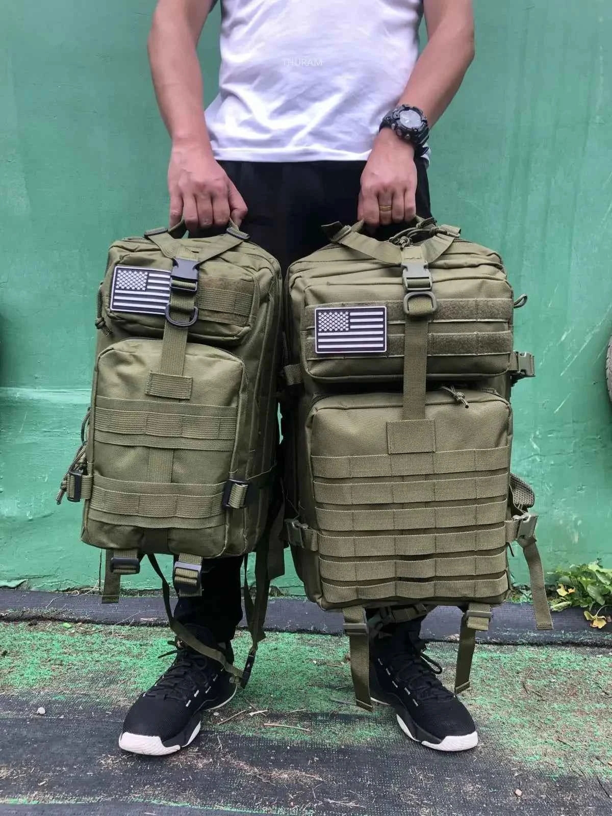25L/50L Sturdy Nylon Waterproof Tactical Sports Trekking Fishing Hunting Camping Hiking Bag Backpack Outdoor Rucksacks