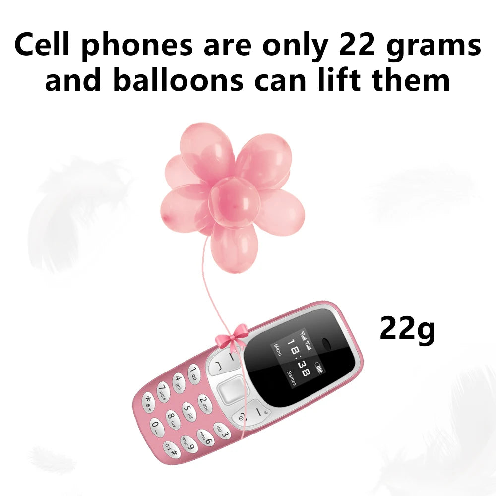 SERVO Small Mobile Phone Bluetooth Dialer Magic voice Low Radiation Telephone Call Recording 2/3 SIM GSM Unlocked Mini Cellphone - Shoppiline