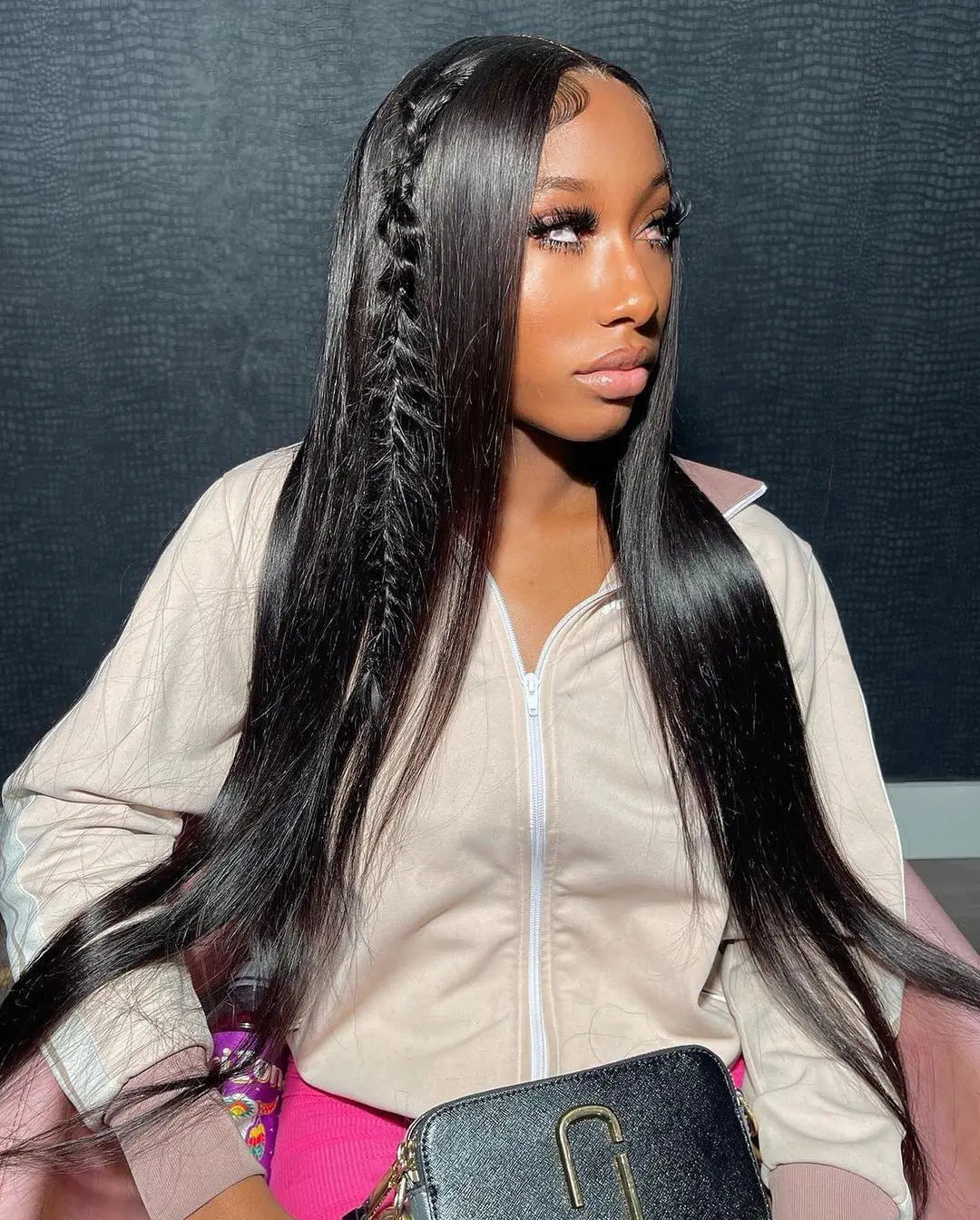 40 Inch Bone Straight Human Hair Wig 13x4 13x6 HD Transparent Lace Wigs Brazilian Full Lace Frontal Wig For Women 300% Density