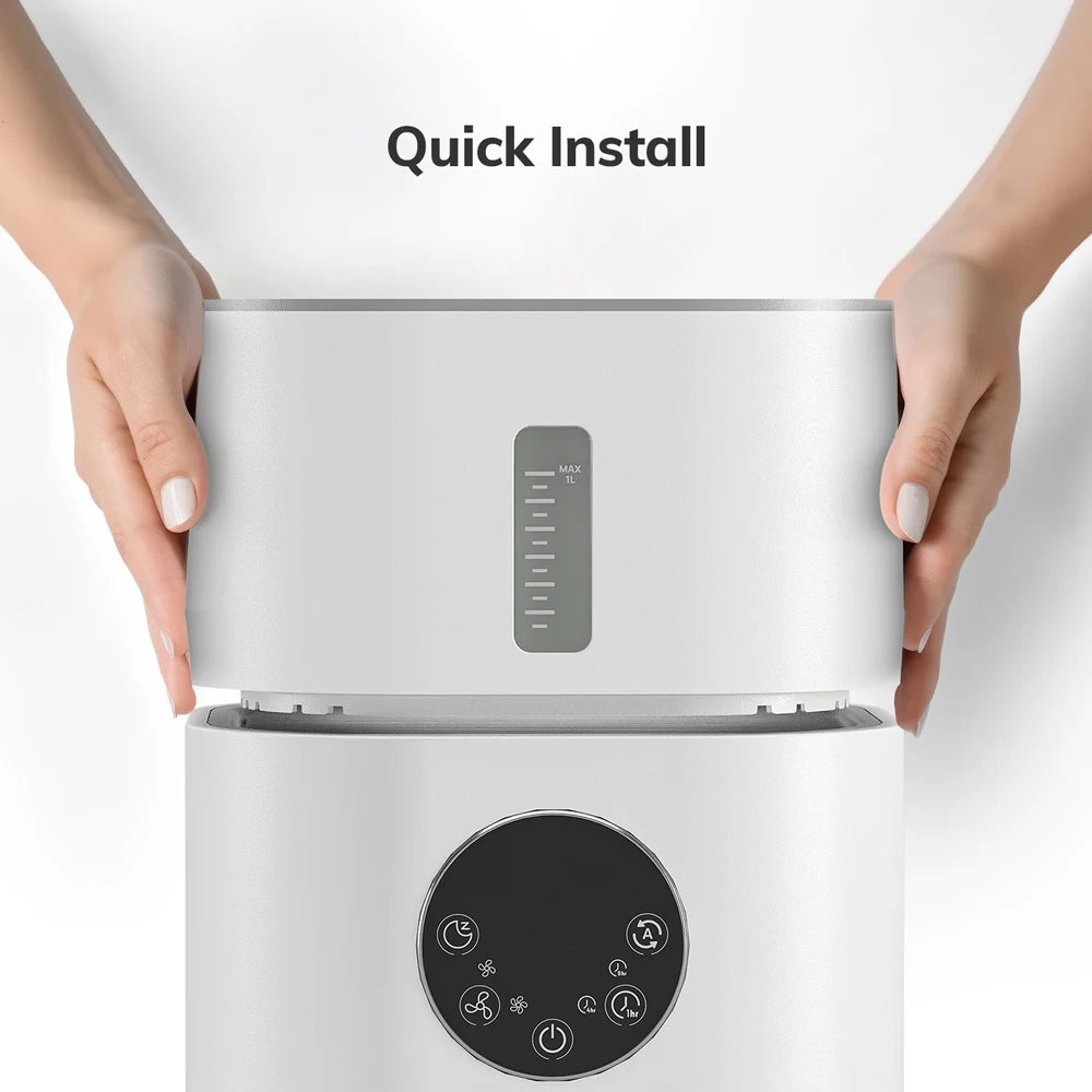Air Purifier with Humidifier Combo for Home Allergies and Pets Hair, Smokers in Bedroom, H13 HEPA Filter - Shoppiline