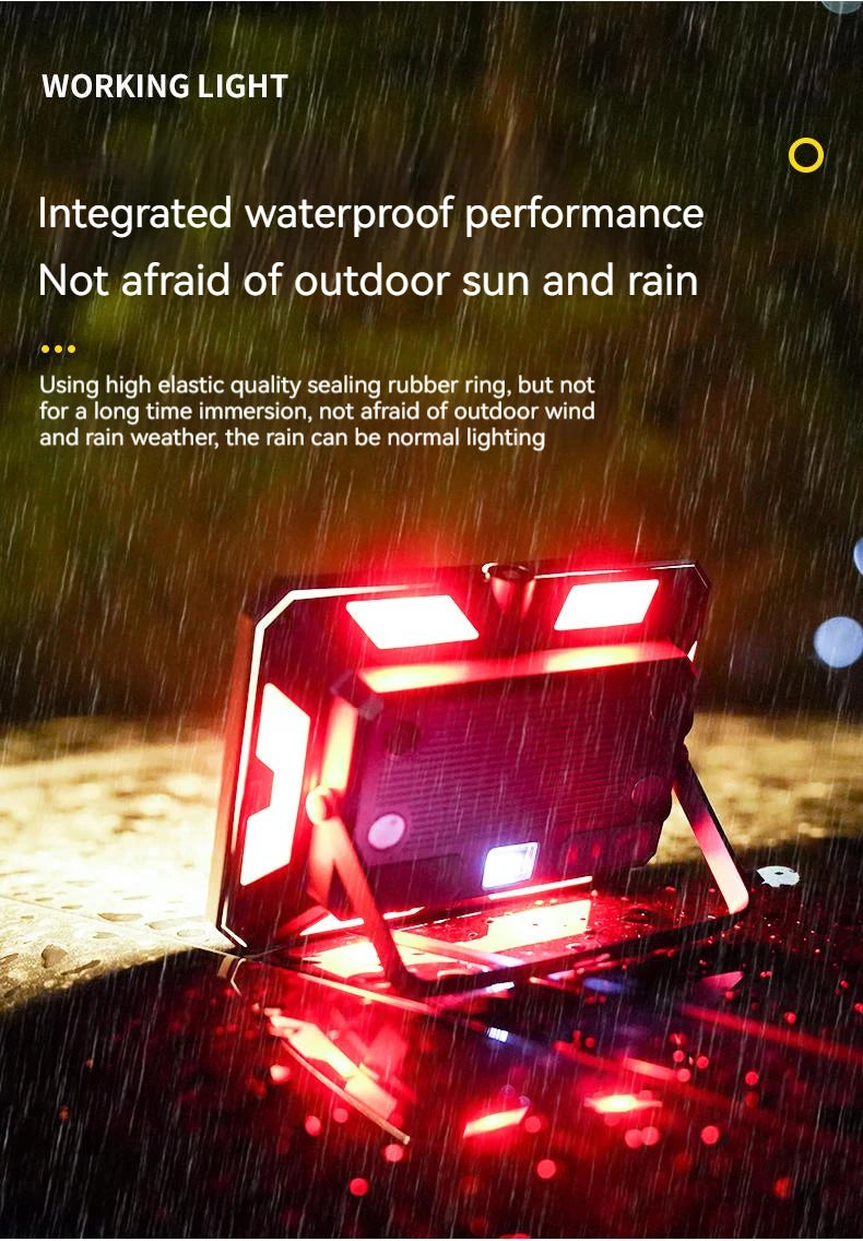 Portable LED Camping Tent Light Rechargeable Searchlight High Power Outdoor Emergency Lighting Waterproof Hanging Night Lamp - Shoppiline