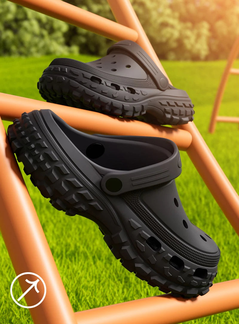 Women Platform Sandals 2024 Summer Closed Toe Non-slip Beach Sandals Woman Lightweight Soft Bottom Non-slip Sandalias for Home